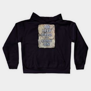 Keep Calm and Carry On Kids Hoodie